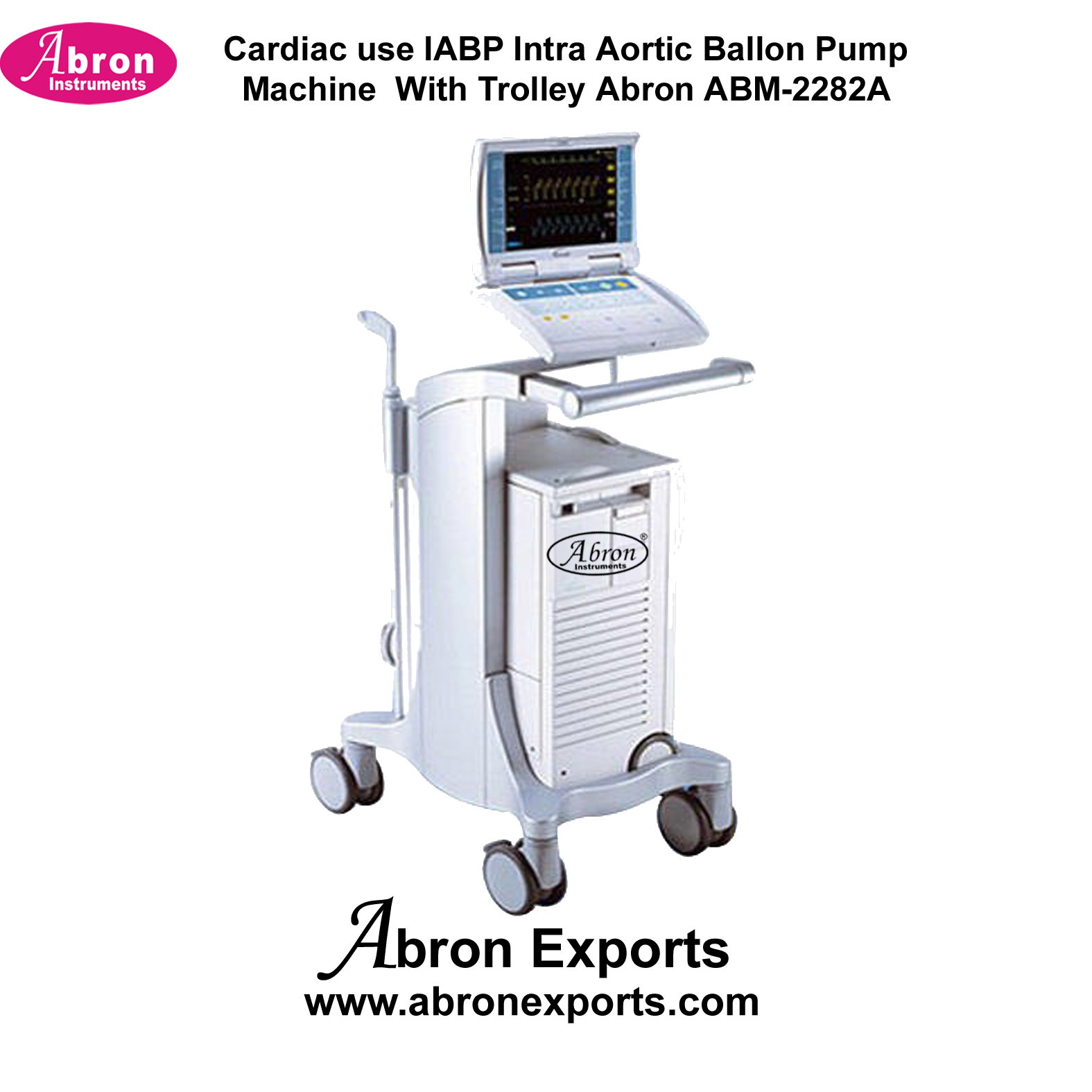 Cardiac use IABP Intra Aortic Balloon Pump Machine With Trolley Abron ABM-2282A 